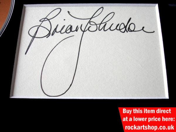 AC/DC Brian Johnson Autograph