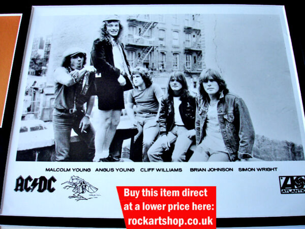 AC/DC Atlantic Records Publicity Photo