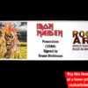 IRON MAIDEN AUTOGRAPHED MUSIC MEMORABILIA