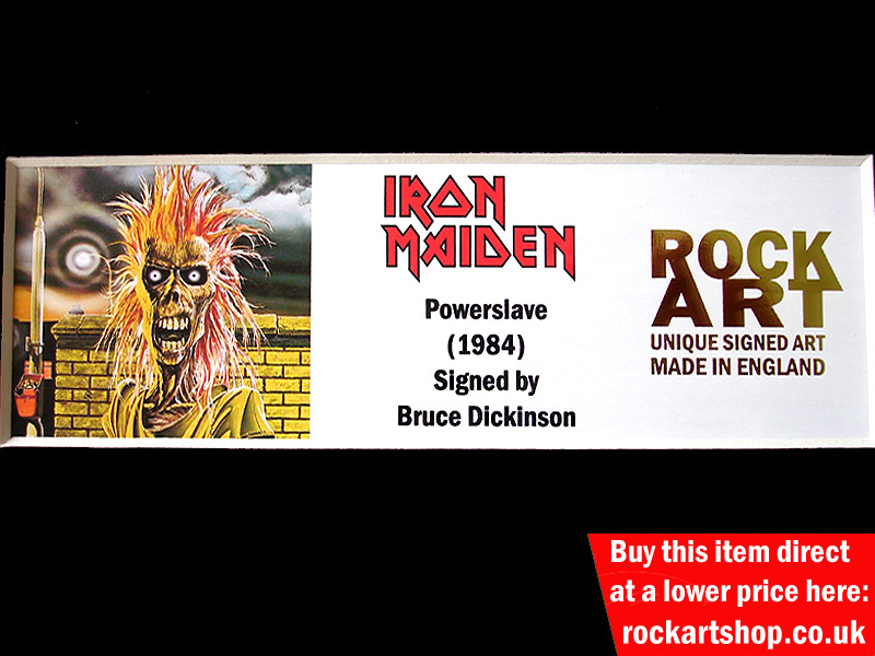 IRON MAIDEN AUTOGRAPHED MUSIC MEMORABILIA IRON MAIDEN AUTOGRAPHED MUSIC MEMORABILIA