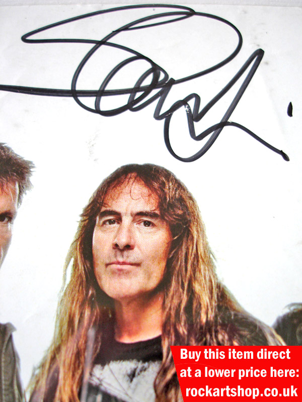 Steve Harris Autograph