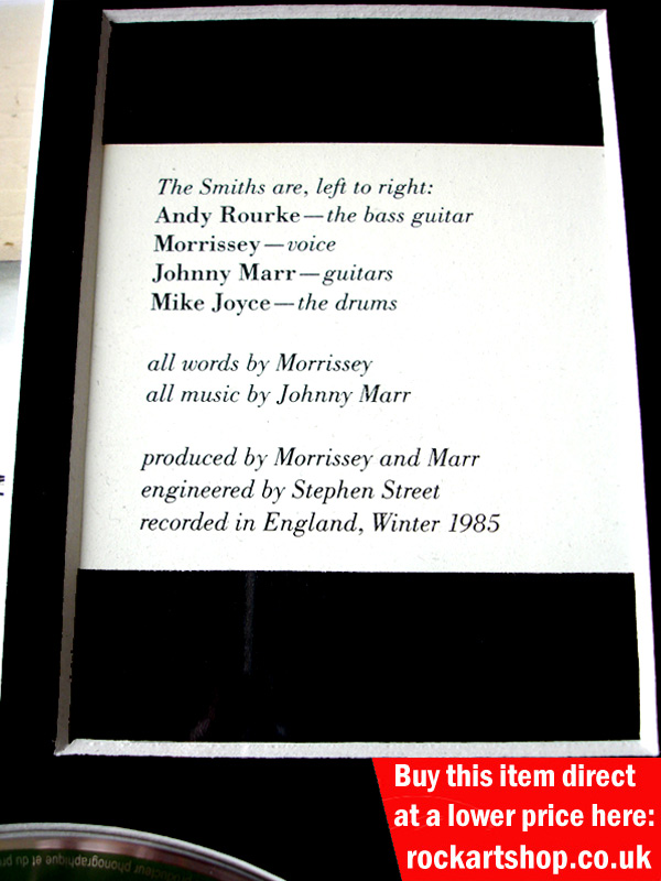 THE SMITHS AUTOGRAPHED JOHNNY MARR