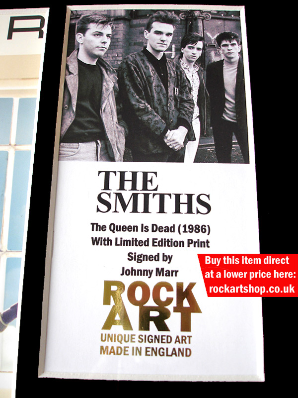 THE SMITHS AUTOGRAPHED MUSIC MEMORABILIA