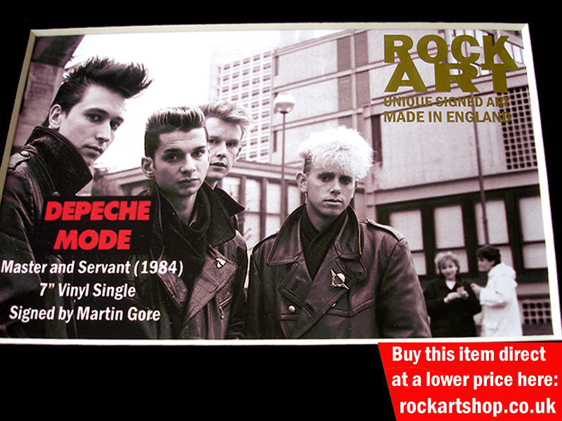 DEPECHE MODE SIGNED MUSIC MEMORABILIA