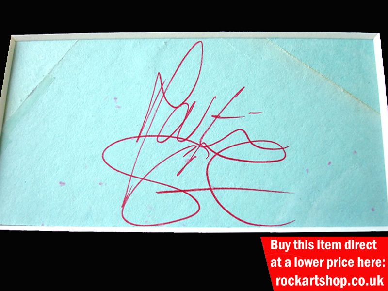 DEPECHE MODE MARTIN GORE SIGNATURE