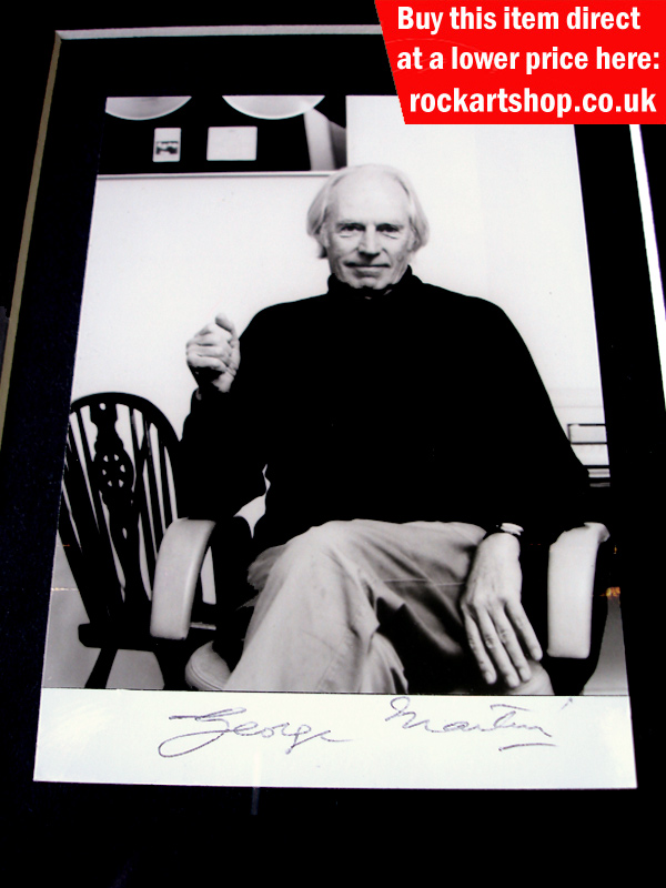 George Martin Signed Photo George Martin Signed Photo