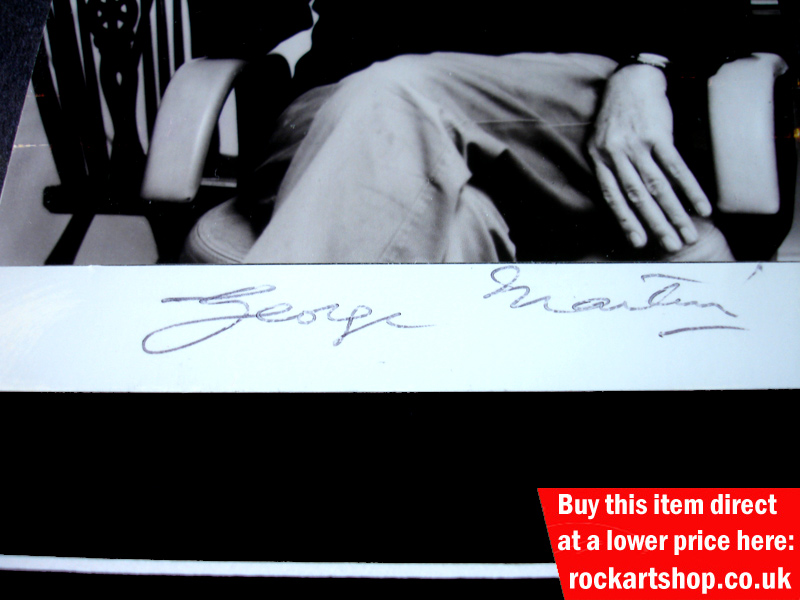 George Martin Autograph George Martin Autograph