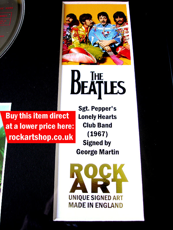 The Beatles Sgt. Pepper's Signed George Martin The Beatles Sgt. Pepper's Signed George Martin