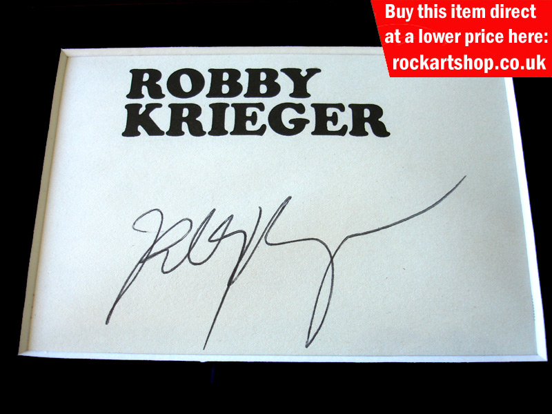 ROBBY KRIEGER SIGNATURE
