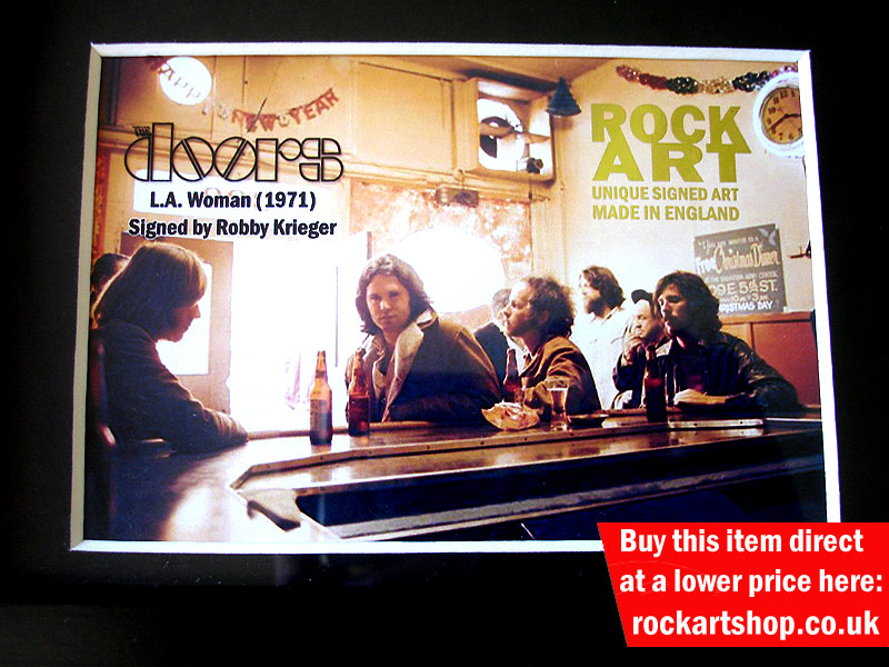 DOORS SIGNED MUSIC MEMORABILIA