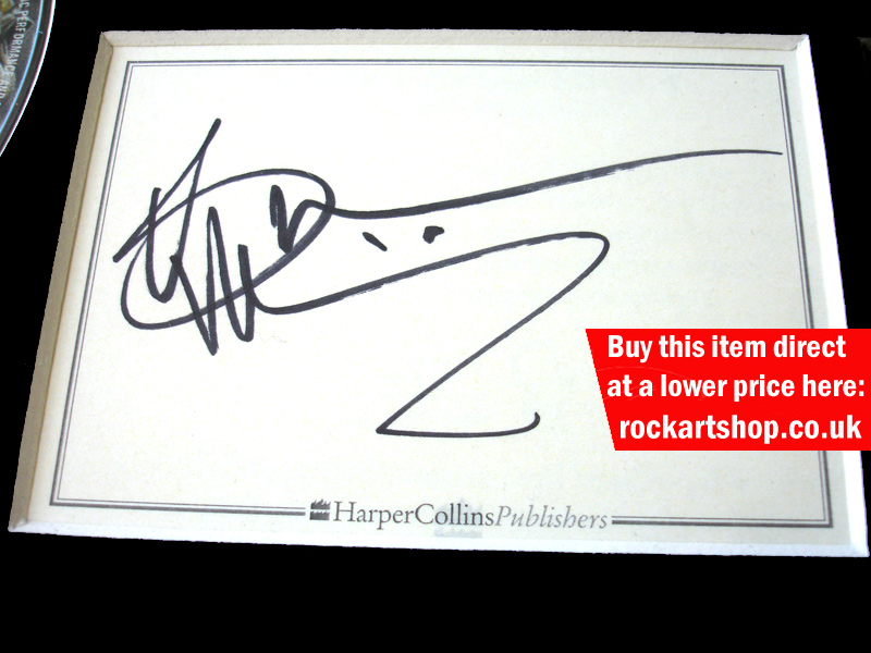 BRUCE DICKINSON AUTOGRAPHED