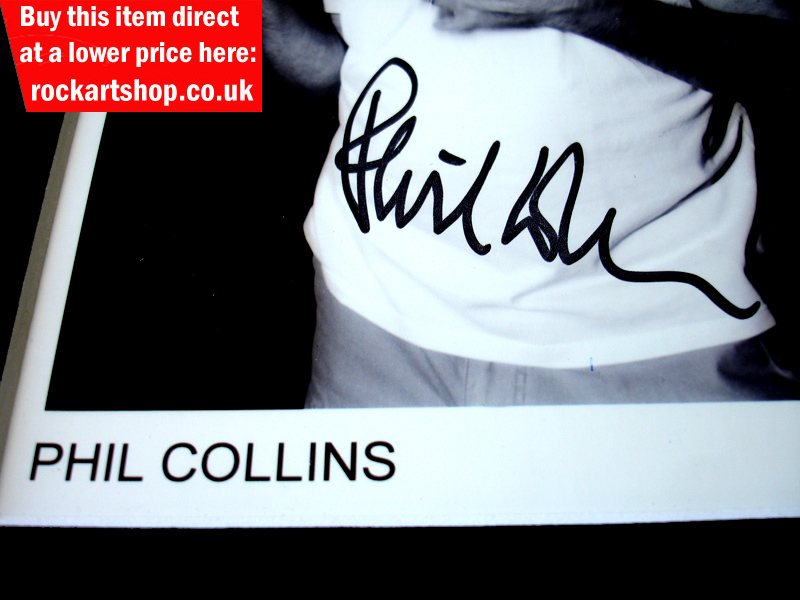 PHIL COLLINS AUTOGRAPH