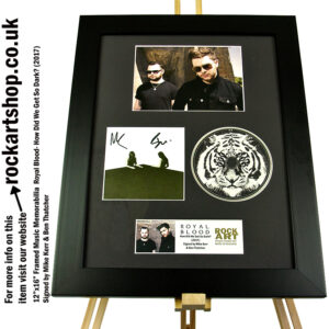 ROYAL BLOOD HOW DID WE GET SO DARK SIGNED MIKE KERR+BEN THATCHER