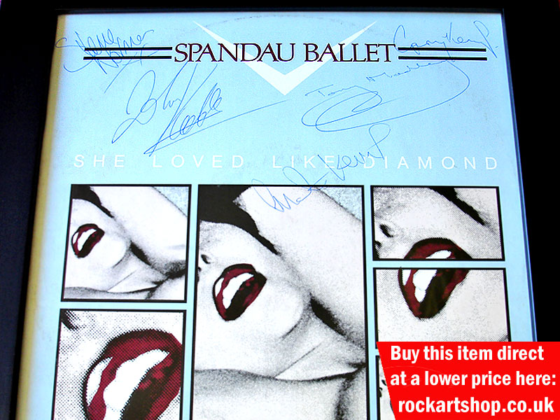 SPANDAU BALLET Fully Signed She Loved Like Diamond