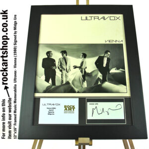 VIENNA VINYL LP SIGNED MIDGE URE ULTRAVOX SIGNED MUSIC MEMORABILIA