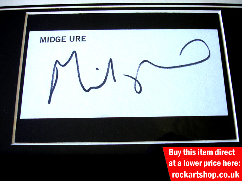 ULTRAVOX VIENNA SIGNED MIDGE URE