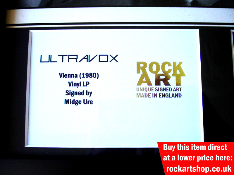 ULTRAVOX SIGNED MUSIC MEMORABILIA