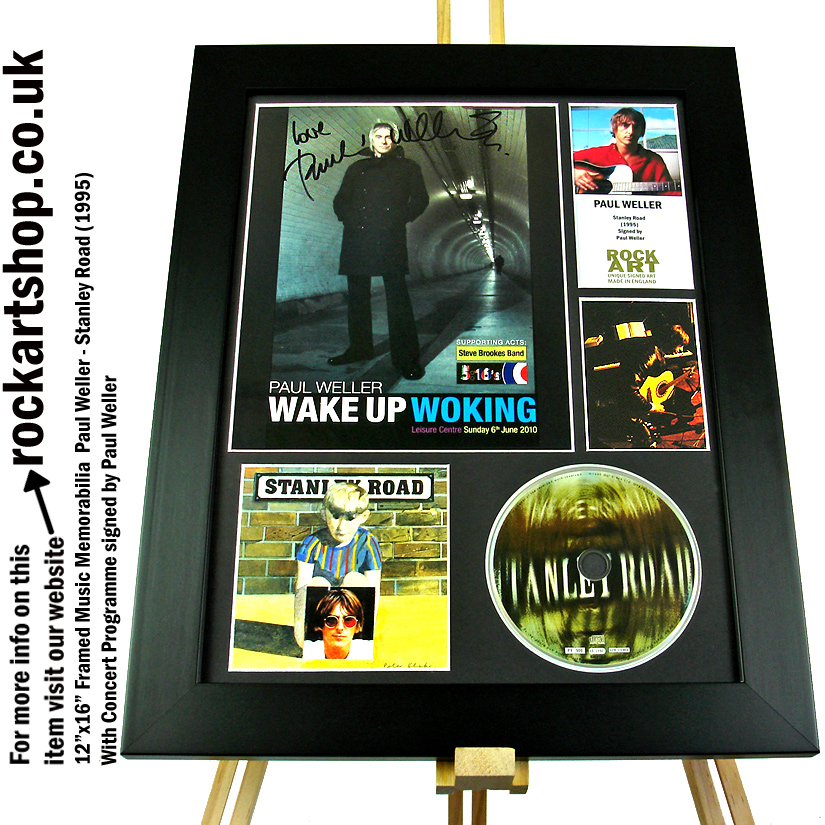 STANLEY ROAD PAUL WELLER AUTOGRAPHED MUSIC MEMORABILIA STANLEY ROAD PAUL WELLER AUTOGRAPHED MUSIC MEMORABILIA