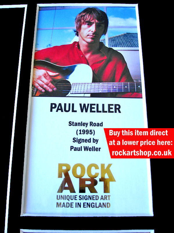 PAUL WELLER AUTOGRAPHED MUSIC MEMORABILIA PAUL WELLER AUTOGRAPHED MUSIC MEMORABILIA