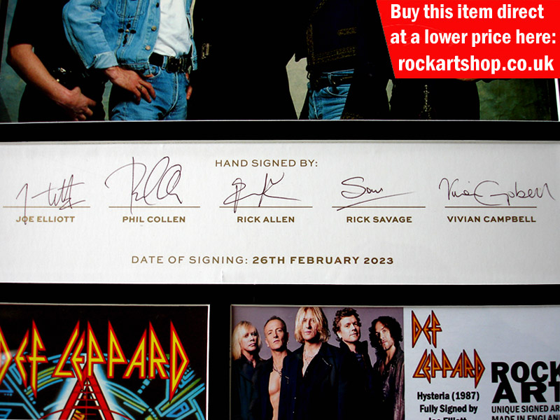 DEF LEPPARD fully Signed
