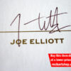 Joe Elliott Autograph