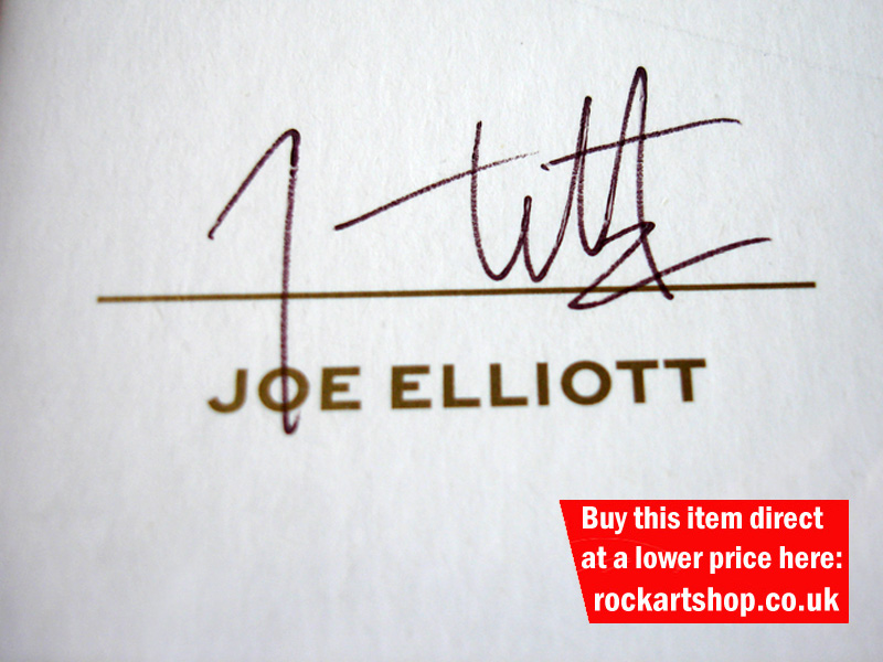 Joe Elliott Autograph