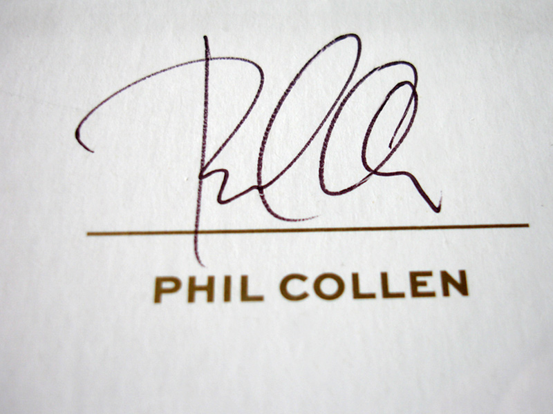 Phil Collen Autograph