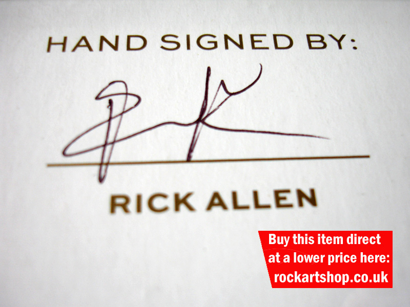 Rick Allen Autograph