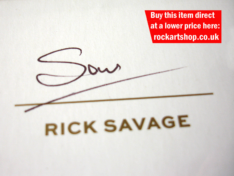 Rick Savage Autograph