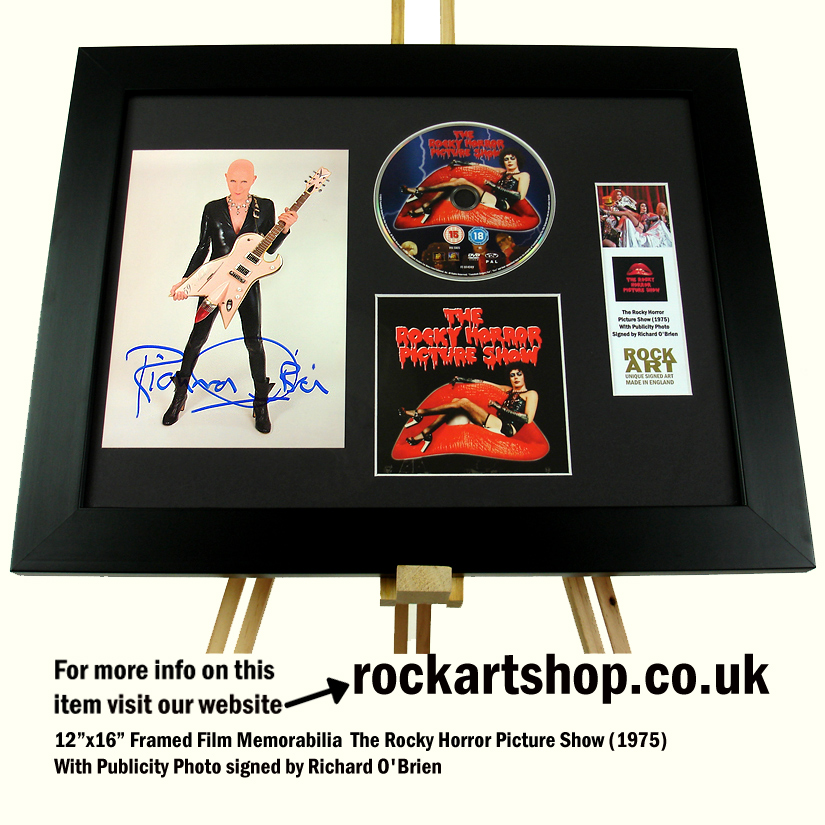 ROCKY HORROR SHOW SIGNED FILM MEMORABILIA RICHARD OBRIEN