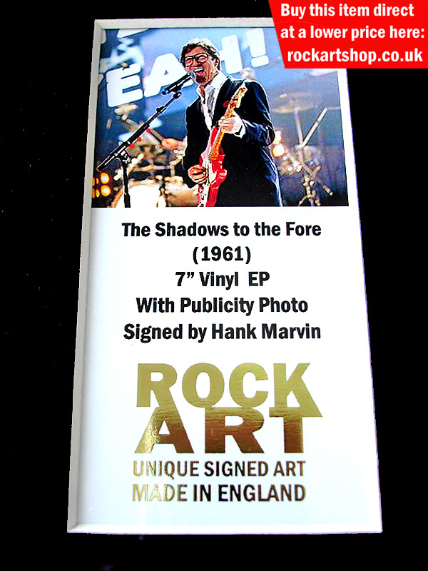 THE SHADOWS SIGNED MUSIC MEMORABILIA