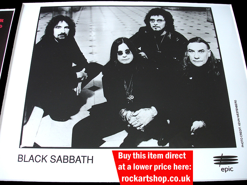 BLACK SABBATH Publicity Photo