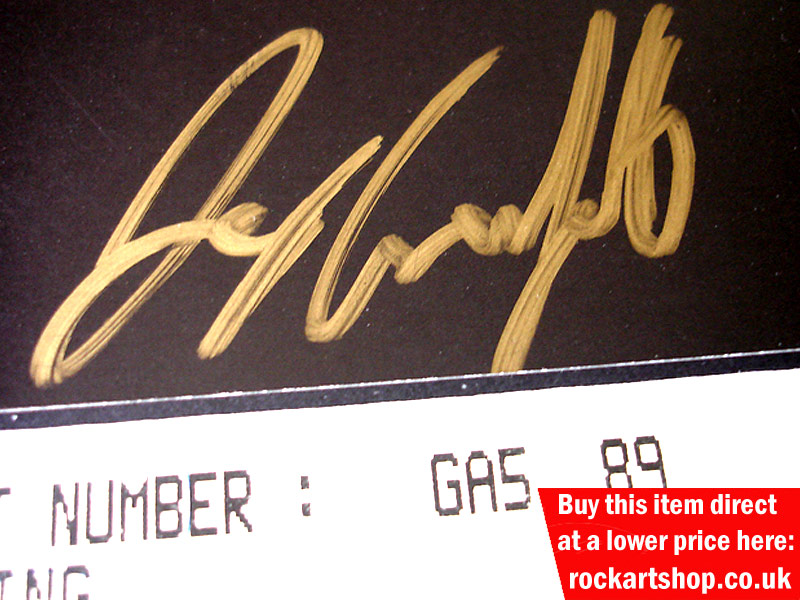 Dave Greenfield Autograph