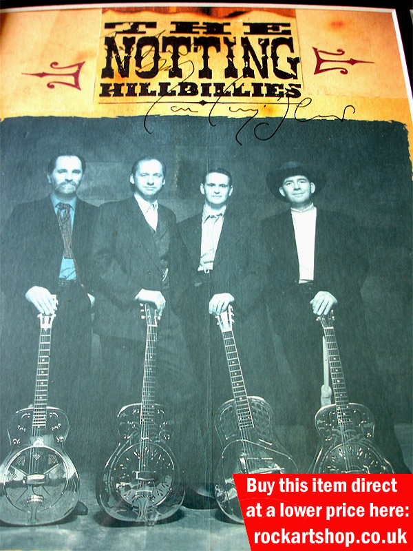 NOTTING HILLBILLIES SIGNED MARK KNOPFLER NOTTING HILLBILLIES SIGNED MARK KNOPFLER