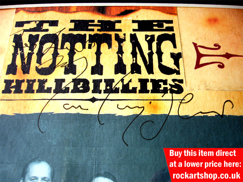 NOTTING HILLBILLIES MARK KNOPFLER AUTOGRAPHED NOTTING HILLBILLIES MARK KNOPFLER AUTOGRAPHED