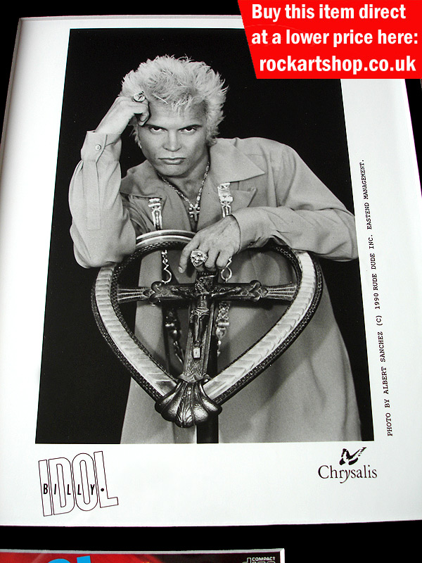 BILLY IDOL PUBLICITY PHOTO