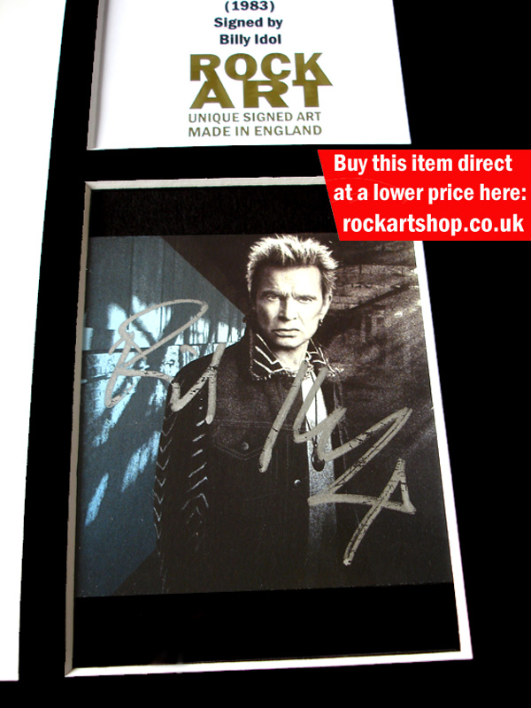 BILLY IDOL AUTOGRAPH