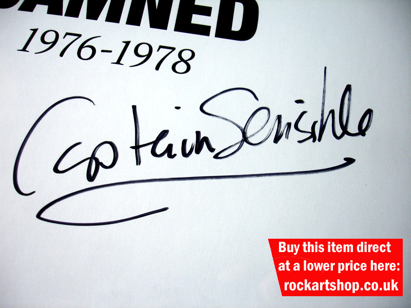 Captain Sensible Signed