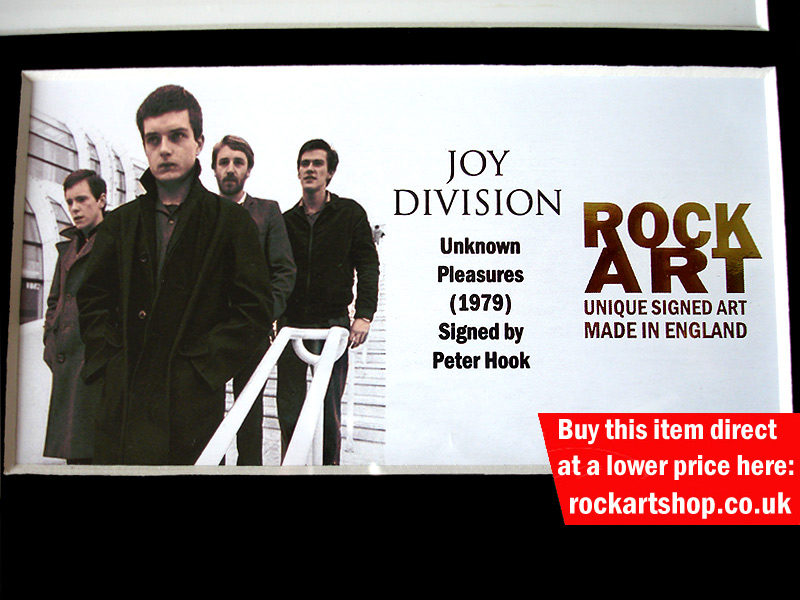 JOY DIVISION SIGNED MUSIC MEMORABILIA