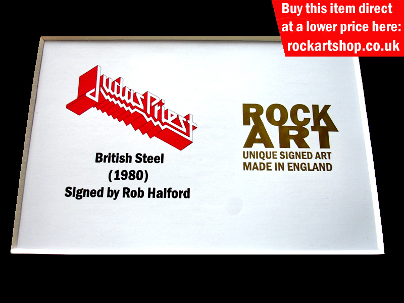 JUDAS PRIEST SIGNED MUSIC MEMORABILIA