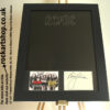 AC/DC SIGNED MUSIC MEMORABILIA BACK IN BLACK BRIAN JOHNSON