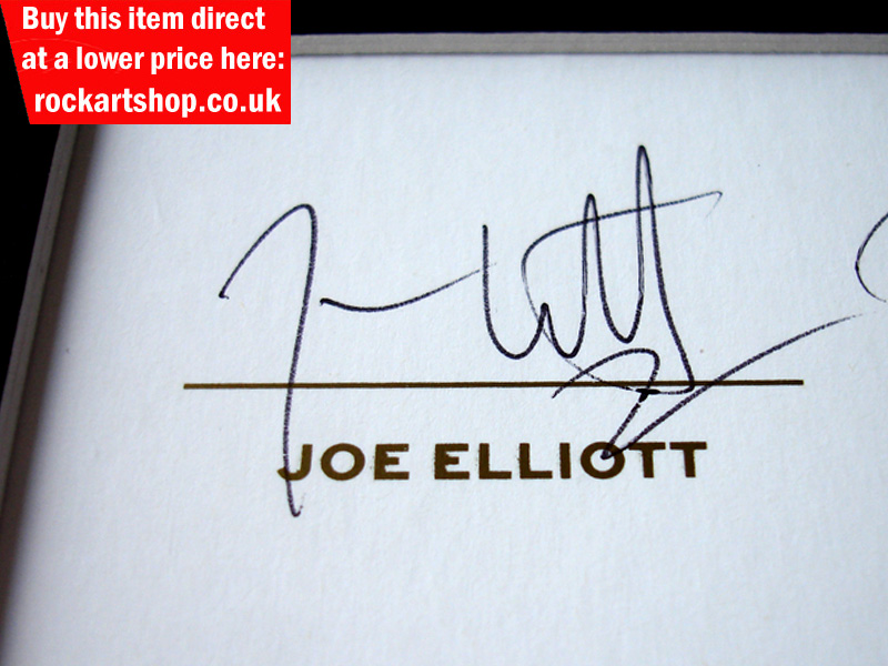 Joe Elliott Autograph Joe Elliott Autograph