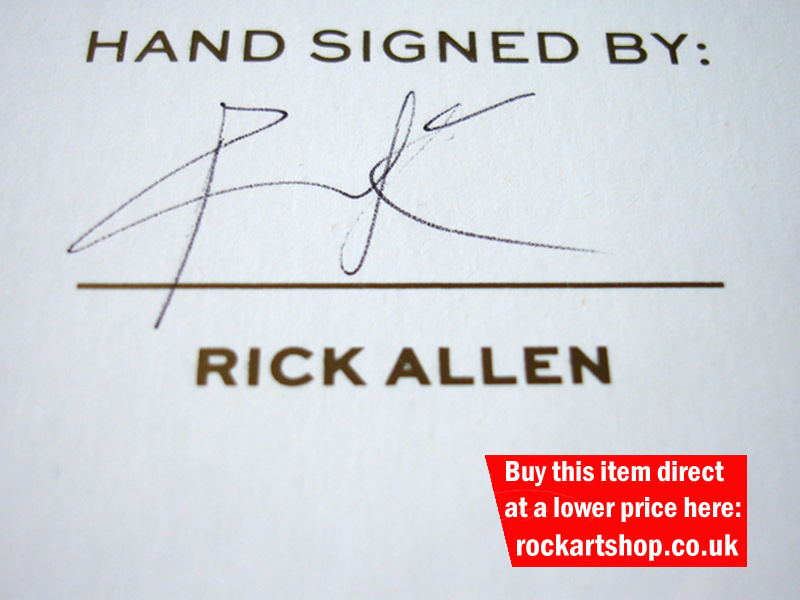 Rick Allen Autograph Rick Allen Autograph