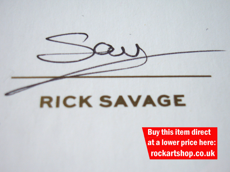 Rick Savage Autograph Rick Savage Autograph