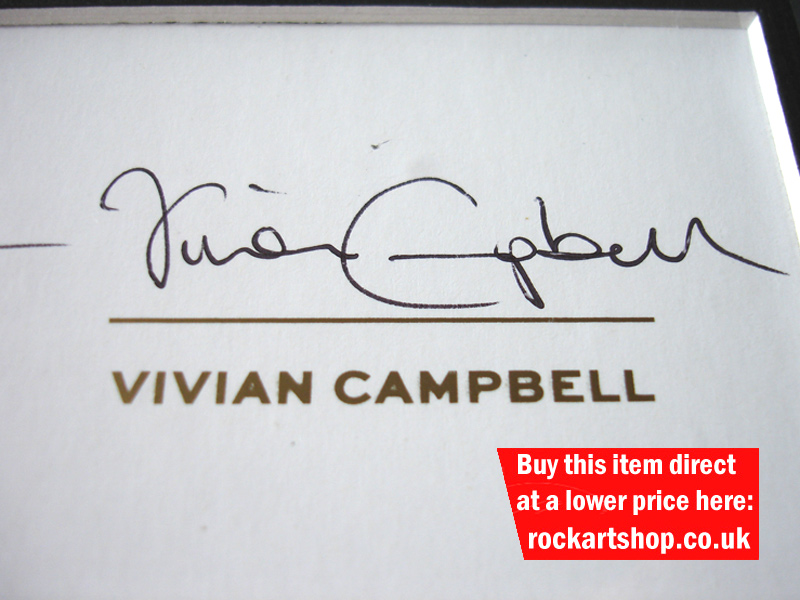 Vivian Campbell Autograph Vivian Campbell Autograph