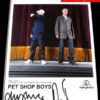 NEIL TENNANT CHRIS LOWE SIGNED EMI PUBLICITY PHOTO