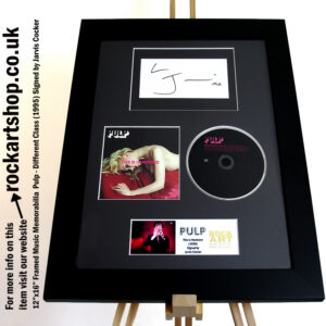PULP SIGNED MUSIC MEMORABILIA JARVIS COCKER THIS IS HARDCORE