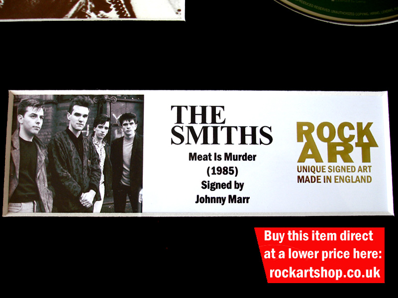 THE SMITHS SIGNED MUSIC MEMORABILIA