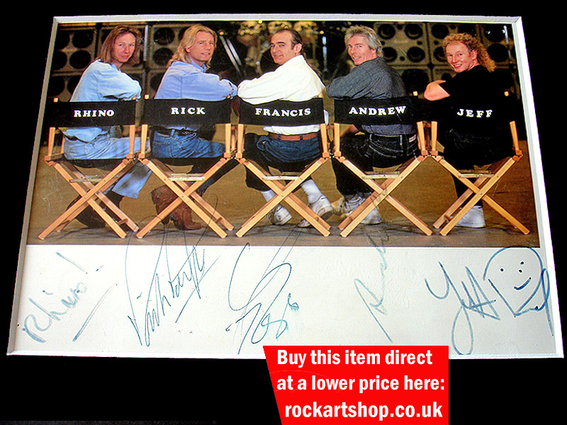 Status Quo FULLY SIGNED Publicity Photo