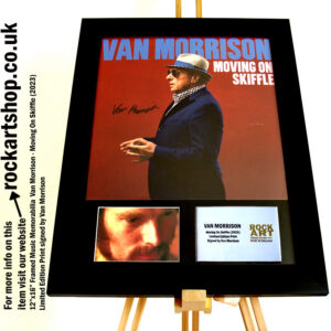 VAN MORRISON SIGNED MUSIC MEMORABILIA MOVING ON SKIFFLE
